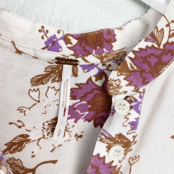 Free People Easy Girl Printed Top - Picture 7 of 7